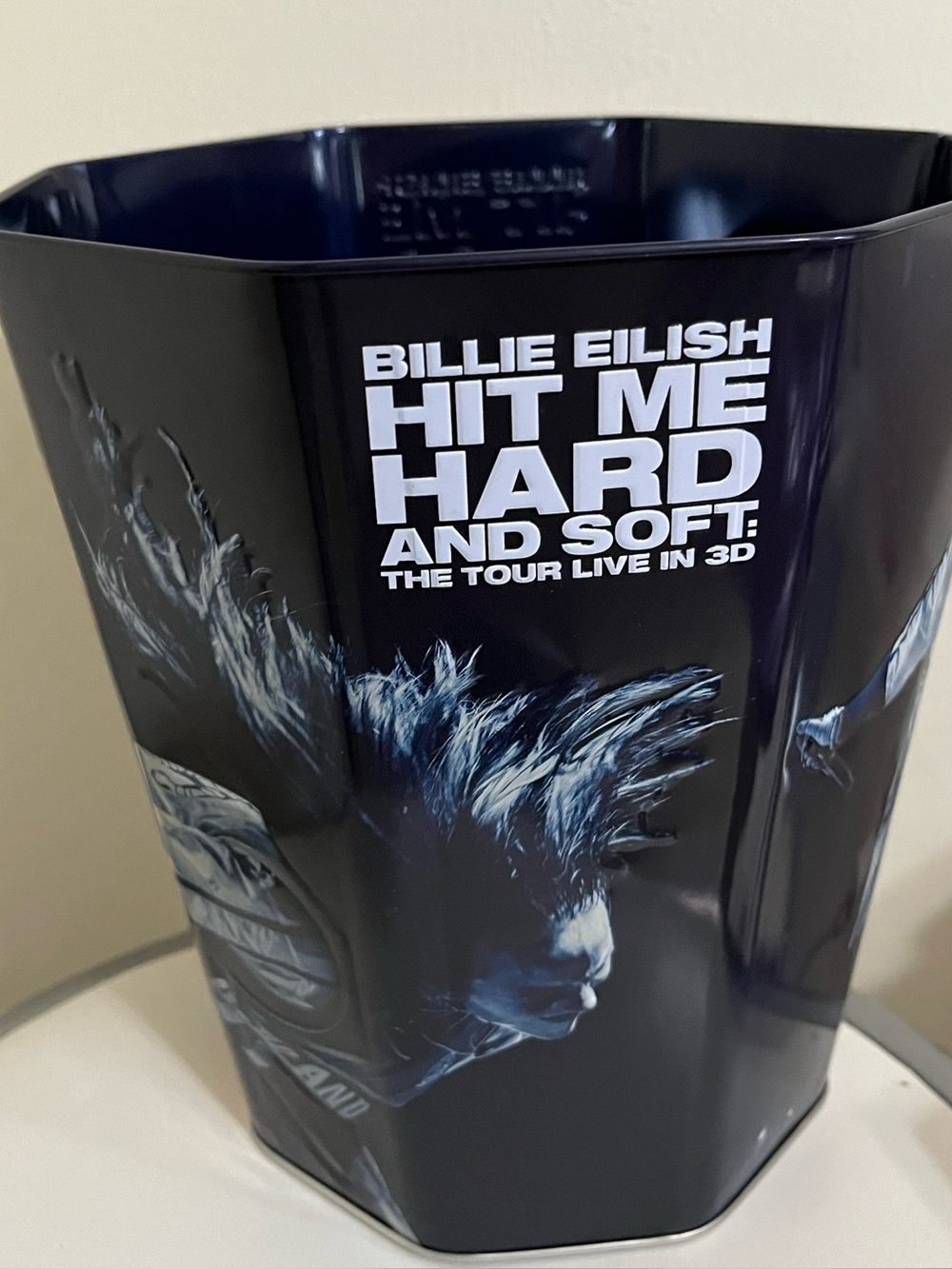 Billie Eilish popcorn bucket hit me hard and soft tour movie